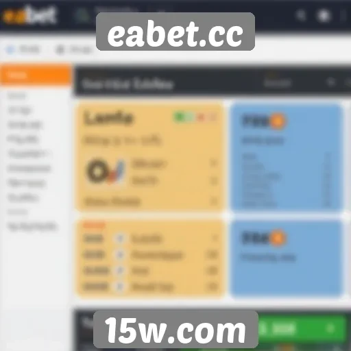 Análise da interface do usuário do site eabet.cc